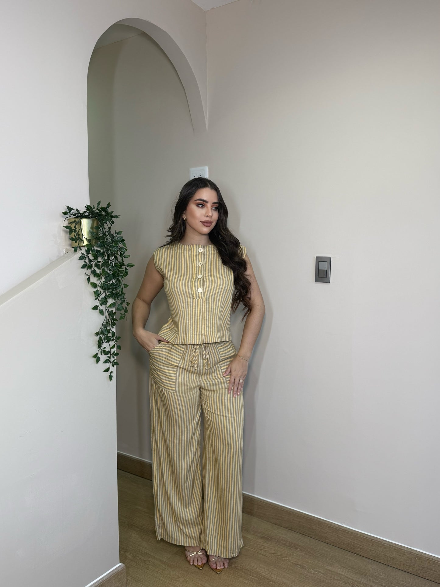 Sweet Pant set yellow